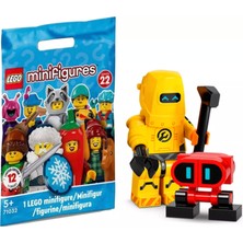 LEGO 71032 Minifigür Seri 22 - 1 - Robot Repair Tech Minifigür
