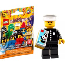 LEGO 71021 Minifigür Seri 18 8 - Classic Police Officer - Limited Edition Minifigür