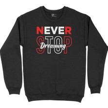 Cix Never Stop Dreaming Siyah Sweatshirt