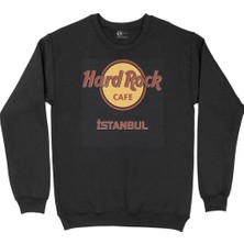 Cix Hard Rock Cafe Istanbul Siyah Sweatshirt