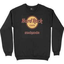 Cix Hard Rock Cafe Eskişehir Siyah Sweatshirt