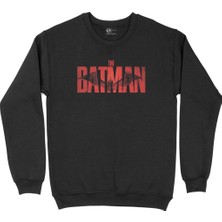 Cix The Batman Baskılı Siyah Sweatshirt