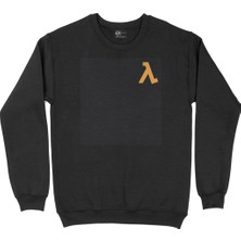 Cix Half Life Cep Logolu Siyah Sweatshirt