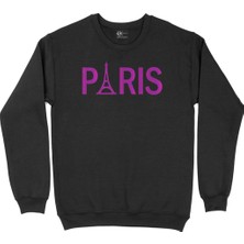 Cix Paris Eyfel Siyah Sweatshirt