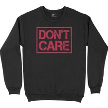 Cix Dont Care Siyah Sweatshirt