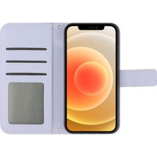 Xstep Case Apple Iphone 12 Mini 5.4 Inç HT04 Basılı Ayçiçeği Pu Deri Deri Touch Telefon Kılıfı Manyetik Kapatma Cüzdan Stand Kapağı Omuz Kayışı (Yurt Dışından)