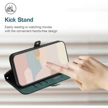 Xstep Case Apple Iphone 13 Mini 5.4 Inç Bırak-Kötü Telefon Kılıfı Pu Deri Stand Çift Manyetik Toka Telefon Kapağı Kayışlı (Yurt Dışından)