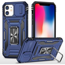 Xstep Case Apple Iphone 11 Için Zırh Serisi 6.1 Inç Önleme Önleyici Telefon Kılıf Kickstand Pc + Tpu Koruyucu Arka Kapak Slayt Kamera Kapağı (Yurt Dışından)