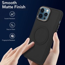 Xstep Case Apple Iphone 12 Pro 6.1 Inç Magsafe Ile Uyumlu Magsafe Şok Geçirmez Sıvı Silikon Doku Mat Tpu + Pu Deri Hibrit Kılıf Touch Telefon Kapağı (Yurt Dışından)