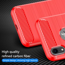 Xstep Case Apple Iphone Xr Için 6.1 Inç Damla Koruma Esnek Tpu Telefon Geri Kapak Fırçalanmış Karbon Fiber Doku Cep Telefonu Kılıf (Yurt Dışından)