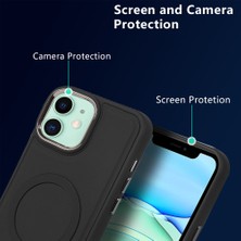 Xstep Case Apple Iphone 11 6.1 Inç Için Tpu + Pu Deri Telefon Kılıfı, Elektrokaplama Cilt Touch Sıvı Silikon Doku Arka Kapak Magsafe Ile Uyumlu (Yurt Dışından)