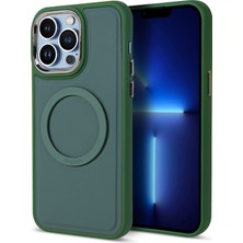 Xstep Case Apple Iphone 13 Pro Max Için Max 6.7 Inç Sıvı Silikon Doku Mat Tpu + Pu Deri Hibrit Kılıf Magsafe Elektrokaplama Cilt Touch Telefon Kapağı Ile Uyumlu (Yurt Dışından)