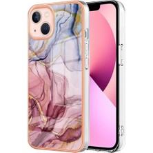 Xstep Case Apple Iphone 13 Mini 5.4 Inç Tarzı E Mermer Desen Imd Telefon Kılıfı Elektraplama Çerçevesi 2.0mm Koruyucu Tpu Arka Kapak (Yurt Dışından)