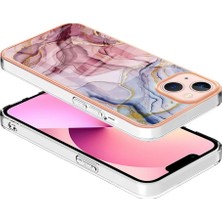 Xstep Case Apple Iphone 13 Mini 5.4 Inç Tarzı E Mermer Desen Imd Telefon Kılıfı Elektraplama Çerçevesi 2.0mm Koruyucu Tpu Arka Kapak (Yurt Dışından)