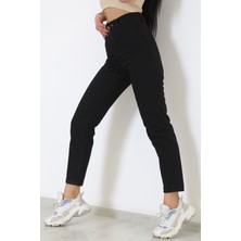 Mavi Stil Contalı Mom Jeans Siyah - 2411.392.