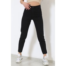 Mavi Stil Contalı Mom Jeans Siyah - 2411.392.