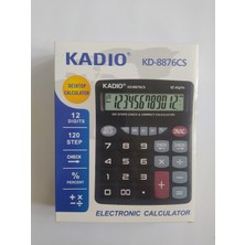 Kadio Hesap Makinesi Kadıo KD-8876CS Hesap Makinesi Masaüstü Hesap Makinesi Pili Kolay Değişen Kalem Pil