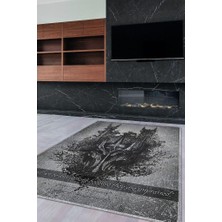 Homshtag Kutsal Tohumlar Dokuma Tabanlı Yıkanabilir Kaymaz Yüzüklerin Efendisi Film Halısı