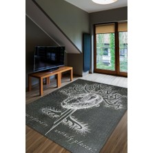 Homshtag Cesaret Dokuma Tabanlı Yıkanabilir Kaymaz Yüzüklerin Efendisi Film Halısı