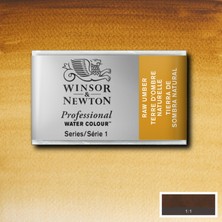 Winsor & Newton Professional Sulu Boya Tam Tablet Raw Umber 554 S.1