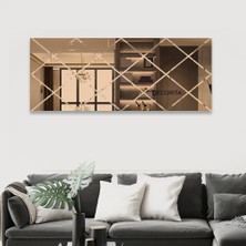 Decorita Ayna - Baklava Desenli Ayna - 130CM x 50CM