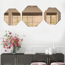 Decorita Ayna - 3'lü Takım Sekizgen Ayna