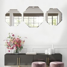 Decorita Ayna - 3'lü Takım Sekizgen Ayna