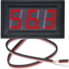 Emay Center 0.56 Inch Dc 0-100V Digital Voltmetre 3 Telli Panel Tip