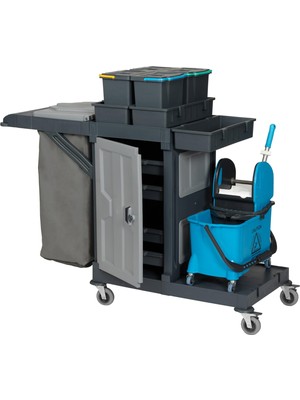 Üçtem Özerkan Plastik Alfacart Temizlik Arabası AC2111