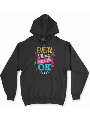 Cix Every Thing Will Be Ok Siyah Sweatshirt Hoodie