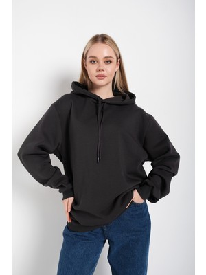 Trendseninle Happiness Tasarım Baskılı Sweatshirt