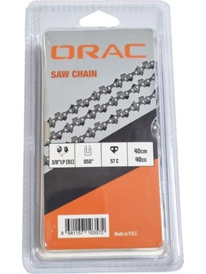 Orac Kesik Zincir 91 1.3mm 28.5 Diş Köşeli