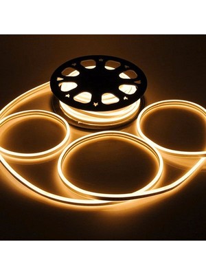 Ack 220V IP65 Neon Hortum LED Amber