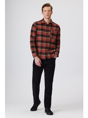 Lee Cooper Ricky Yüksek Bel Düz Kesim Düz Paça Siyah Erkek Pantolon