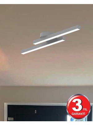 Hegza Lighting Marea ( Gri Kasa, Beyaz Işık ) Ledli Modern Plafonyer LED Avize