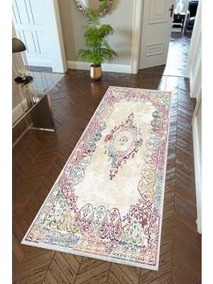 10 Post Online  yolluk Koridor Çok Renkli Dijital Baskı Kaymaz Yuvarlak Oval Kesme Ince Yıkanabilir Halı