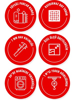 10 Post Online  yolluk Koridor Ekru Mor Dijital Baskı Kaymaz Yuvarlak Oval Kesme Ince Yıkanabilir Halı