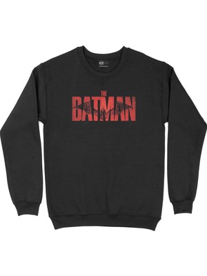 Cix The Batman Baskılı Siyah Sweatshirt