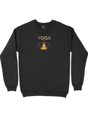 Cix Yoga Siyah Sweatshirt