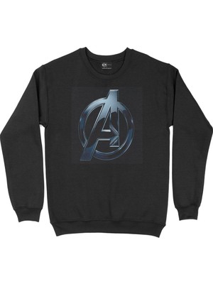 Cix Avengers A Siyah Sweatshirt