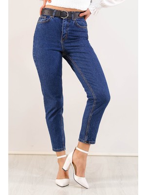 Mavi Stil Contalı Mom Jeans Koyumavi - 2411.392.