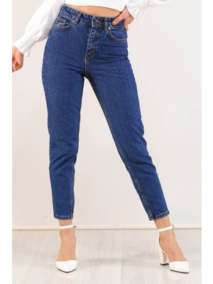 Mavi Stil Contalı Mom Jeans Koyumavi - 2411.392.