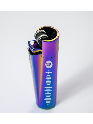 BK Kişiye Özel Isimli Spotify Barkodlu Mix-Icy Clipper Metal Çakmak-1