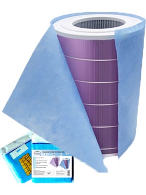 Filterhauz I Xiaomi Mi Air Purifier Pro H Için Toz Tutucu Filtre 8 Adet