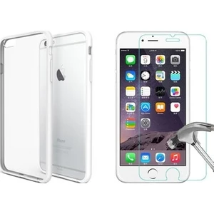 Iphone  6 S Plus -7 Plus -8 Plus Uyumlu Şeffaf Ekran Koruyucu Kırılmaz Cam Filmi