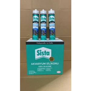 Akvaryum Silikonu Şeffaf 280 ml 10'lu Paket Yarım Koli