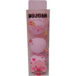 3 Lü Peach (Şeftali) Yumuşak Makyaj Süngeri