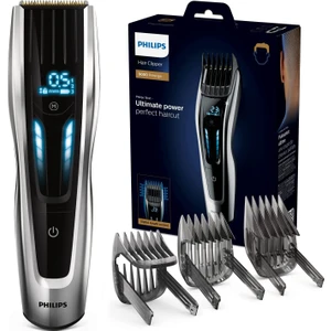 HC9450/15 9000 Serisi Motorlu Taraklı Saç Kesme Makinesi, Titanyum Bıçaklar, 400 Uzunluk Ayarı, Doğruluk 0,1 Mm, Çalışma Süresi 120 Dk