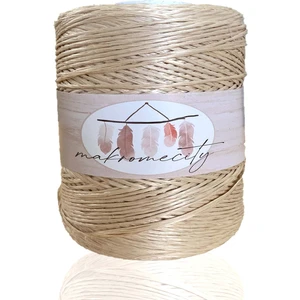 Makrome City Premium Polyester Rafya Ipi Suni Rafya Ip Çanta Ipi Hediye Paketleme Ipi