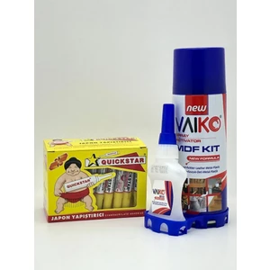 Vaıko Hızlı Yapıştırıcı (1 Adet )- Quıckstar Japon Yapıştırıcı ( 50 Adet )